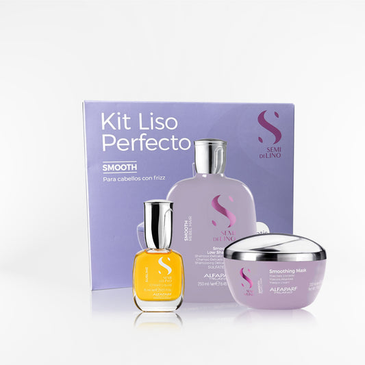ALFAPARF SEMI DI LINO - PACK Smoothing duo + Oil Cristalli Sublime