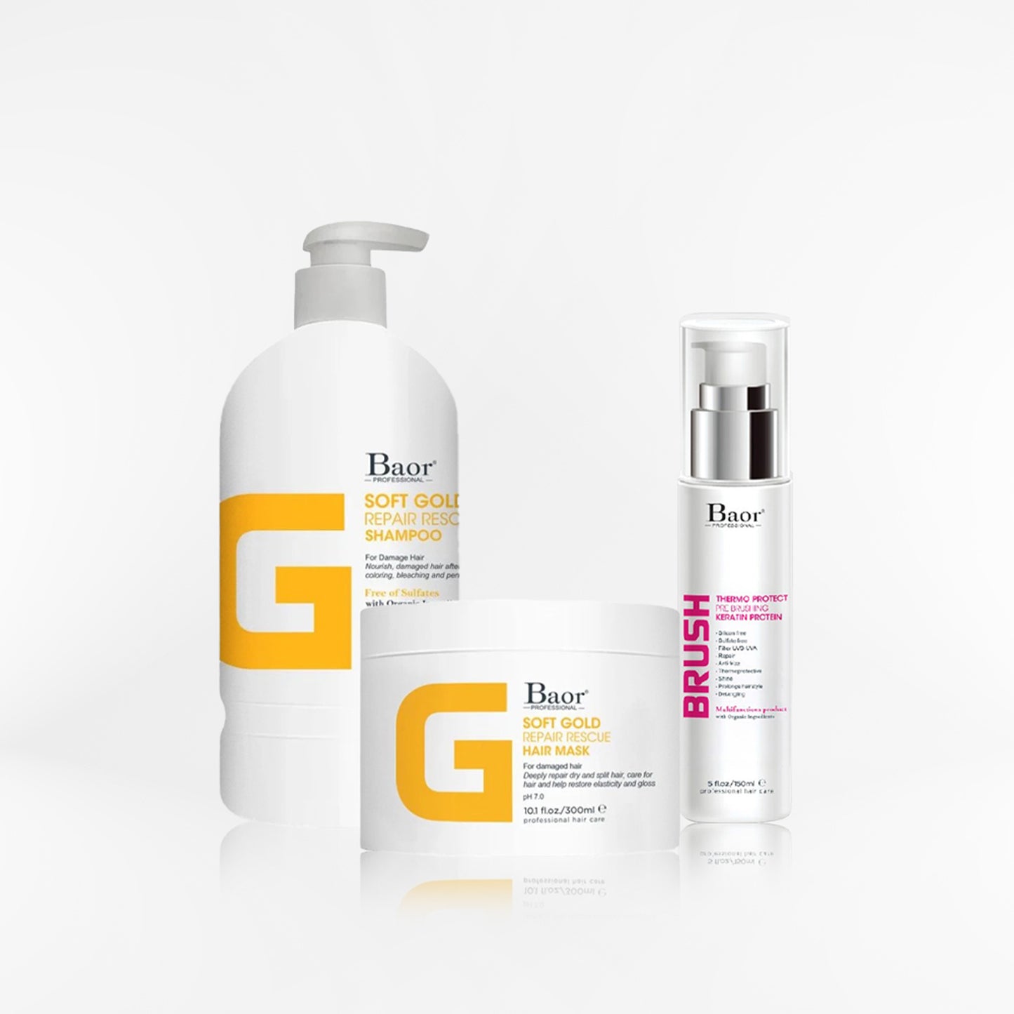 BAOR G - DUO SOFT GOLD + BRUSH