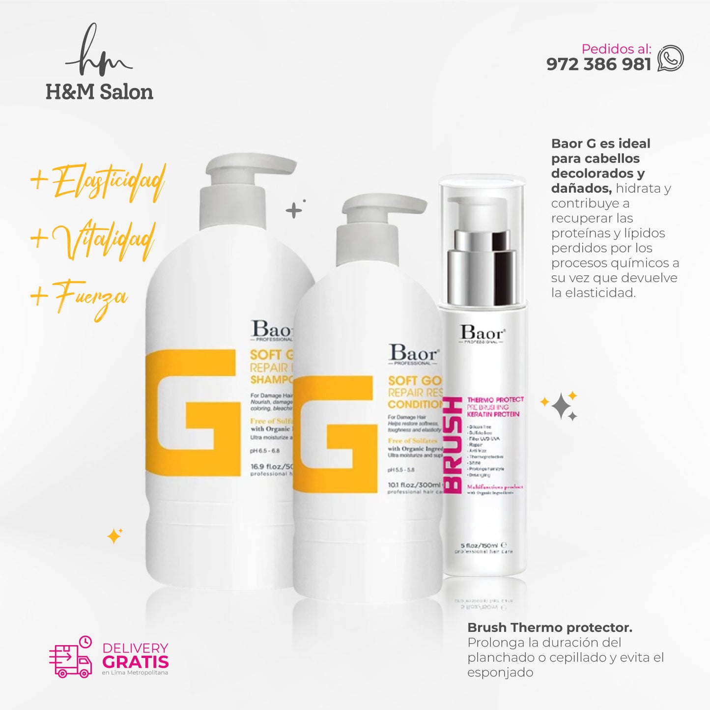 BAOR G - DUO SOFT GOLD + BRUSH