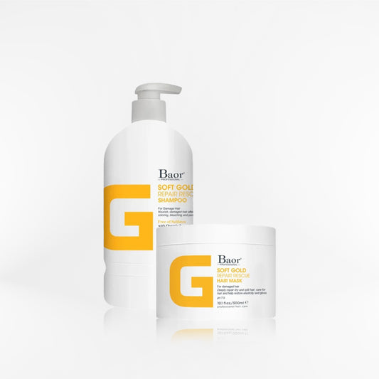 BAOR G - DUO SOFT GOLD Shampoo + Máscara