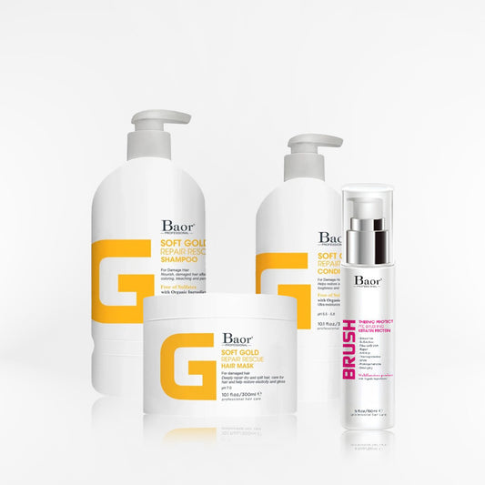 BAOR G - TRIO SOFT GOLD + BRUSH