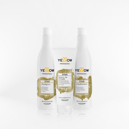 YELLOW - STAR TRIPACK para todo tipo de cabello 500 ml