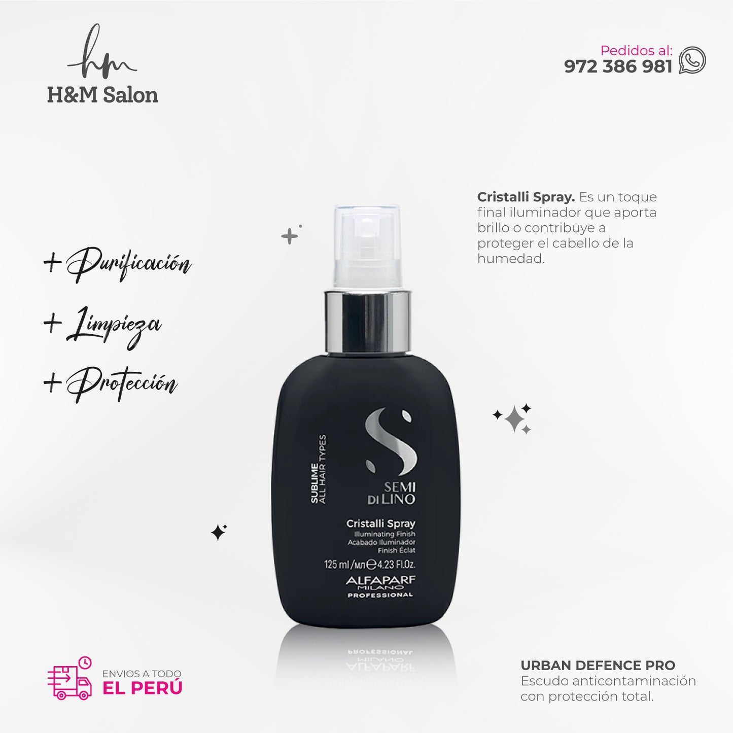 ALFAPARF SEMI DI LINO - Sublime Cristalli Spray 125 ml