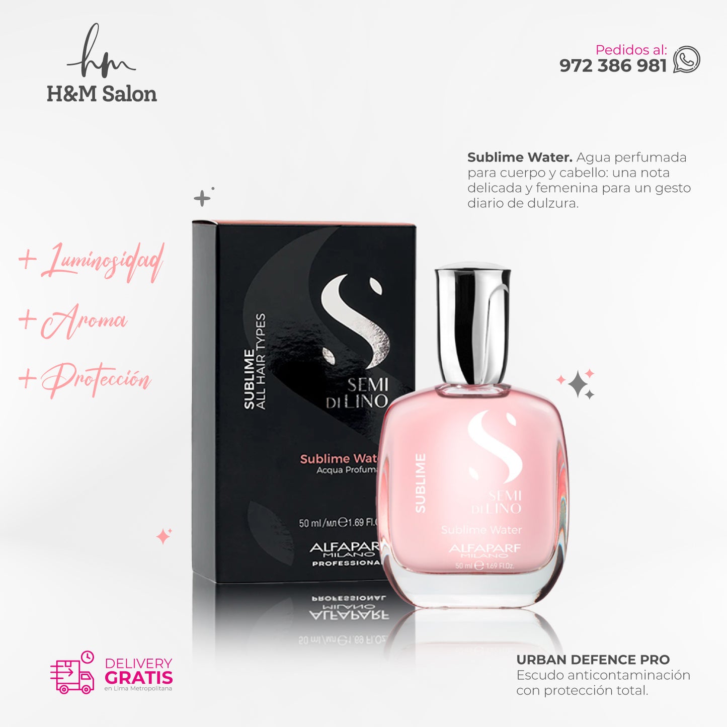 ALFAPARF SEMI DI LINO - Sublime Water Perfume 50 ml