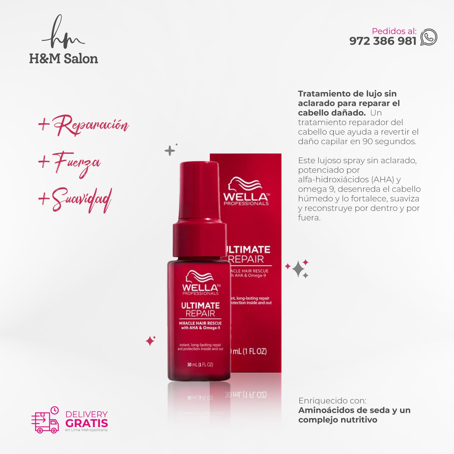 WELLA - ULTIMATE REPAIR miracle hair rescue 30 ml