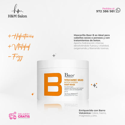 BAOR B - DUO VOLCANIC MUD Shampoo + Mascara