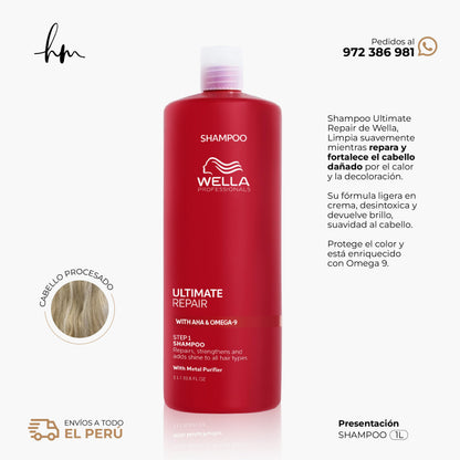 WELLA - ULTIMATE REPAIR Shampoo 1L