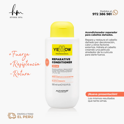 YELLOW - REPAIR Acondicionador para cabellos dañados 500 gr (NEW)